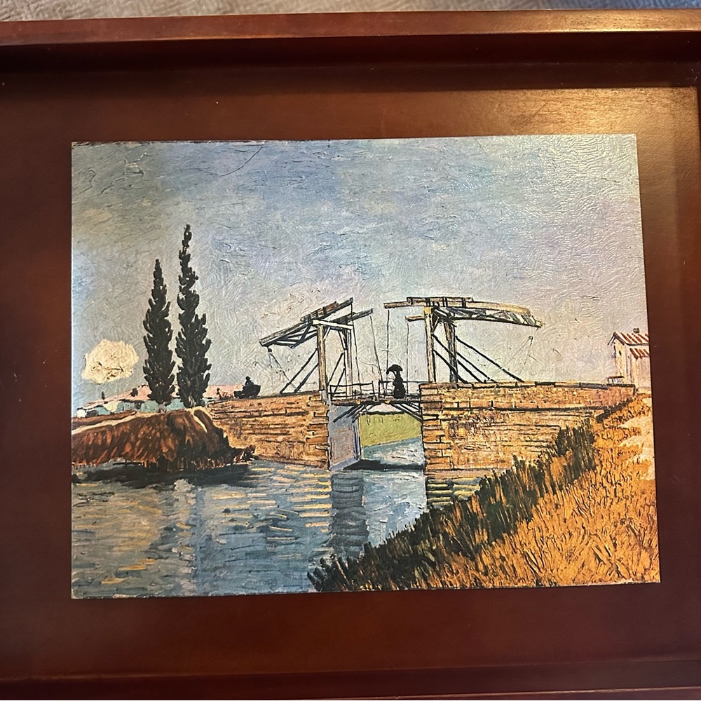 Vintage “Bridge at Arles” by Vincent Van Gogh Print - Unframed 11” x 14”